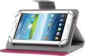 Universele Crazy Horse Texture Horizontale Flip Leren Case met Houder voor 7 inch Tablet PC (Magenta)