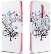 Voor Xiaomi Redmi K30 Gekleurde Tekening Patroon Horizontale Flip Leren Case met Houder & Kaartsleuven & Portemonnee (Kleine Boom)