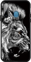Voor Galaxy A11 / M11 Pattern Printing Embossment TPU Mobile Case (Lion)