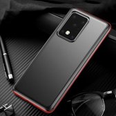 Voor Galaxy S20 Ultra iPAKY Forsted TPU + PC beschermhoes (rood)