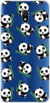 Voor Xiaomi Redmi 8A Painted TPU beschermhoes (Panda)