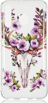 Sika Deer Pattern Noctilucent TPU Soft Case voor Galaxy M30