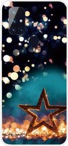 Voor OnePlus Nord N10 5G schokbestendig geverfd transparant TPU beschermhoes (Night View Stars)