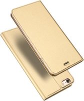 DUX DUCIS Skin Pro Series horizontale flip PU + TPU lederen hoes voor iPhone 6 & 6s, met houder en kaartsleuven (goud)