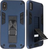 Wicked Narwal | Stand Hardcase Backcover voor iPhone Xs Max Navy