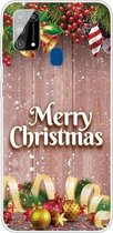 Voor Samsung Galaxy M31 Christmas Series Clear TPU beschermhoes (kerstballen)