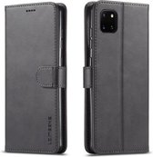 Voor Galaxy A81 / Note10 Lite / M60s LC.IMEEKE Horizontale lederen flip-hoes met kalfsleer met houder en kaartsleuven en portemonnee en fotolijst (zwart)