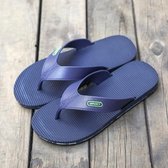 Sport Casual Zachte en comfortabele slippers Strandpantoffels voor heren (kleur: donkerblauw Maat: 40)