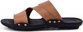 Lichtgewicht antislip draagbare casual pantoffels voor heren (kleur: geel, maat: 44)