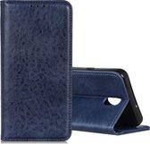 Voor Nokia 2.3 Magnetische Retro Crazy Horse Texture Horizontale Flip Leather Case met houder & kaartsleuven (blauw)