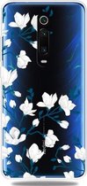 Voor Xiaomi 9T / 9T Pro / Redmi K20 / Redmi K20 Pro 3D-patroon afdrukken Extreem transparante TPU-telefoonhoes (Magnolia)