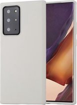 Voor Samsung Galaxy Note20 Ultra GOOSPERY ZACHT GEVOEL Vloeibaar TPU Valbestendig Soft Case (grijs)