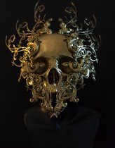 Golden skull 200 x 135  - Plexiglas