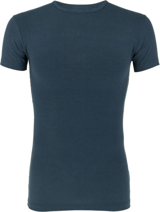 Alan Red O-hals shirt bamboe bilbao blauw - XL