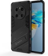 Voor Huawei Mate 40 Punk Armor 2 in 1 PC + TPU schokbestendig hoesje met onzichtbare houder (zwart)