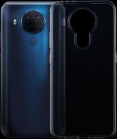 Voor Nokia 5.4 0,75 mm ultradunne transparante TPU zachte beschermhoes