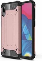 Magic Armor TPU + PC combinatiehoes voor Galaxy M10 (roségoud)