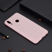 Voor Huawei P Smart (2019) Candy Color TPU Case (roze)
