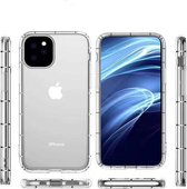 Voor iPhone 11 Pro Max Vierzijdige luchtdruk Valbestendig dik transparant TPU-telefoonhoesje (transparant)