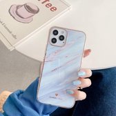 IMD Stars River Marble Pattern schokbestendige TPU beschermhoes voor iPhone 12 Pro Max (A4)