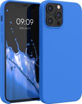 kwmobile telefoonhoesje geschikt voor Apple iPhone 12 Pro Max - Hoesje met siliconen coating - Smartphone case in zeebries