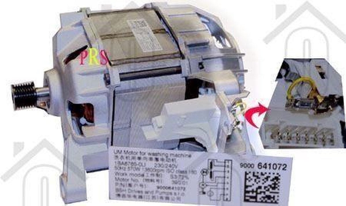 Bosch Motor 1BA6765-OLI, 570W KWF81425, CWF14K2A 00145800