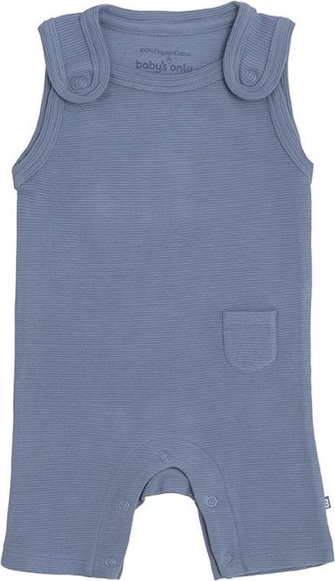 Baby's Only Salopette Pure - Vintage Blue - 68 - 100% ecologisch katoen - GOTS