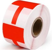 Papierkabellabel afdrukken voor NIIMBOT B50-etiketteermachine (02T-rood)