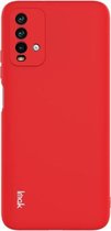 Voor Geschikt voor Xiaomi Redmi Note 9 4G IMAK UC-2-serie Schokbestendige volledige dekking Zachte TPU-hoes (rood)