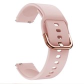 Voor Geschikt voor Xiaomi Mi Watch Galvaniserende gesp Siliconen vervangende band Horlogeband (roze)