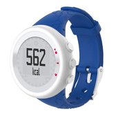 Siliconen vervangende polsband voor SUUNTO M1 / M2 / M4 / M5 (blauw)