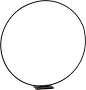 J-Line Ring Op Voet Metaal Zwart Medium