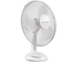 Evolar Tafelventilator 40 cm / 16 Inch - Ventilator 40W - 3 Standen - Rotatiefunctie - Tafel Ventilator - EVO-16T