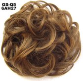Haar Wrap, Brazilian hairextensions knotje bruin 6A/27#