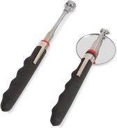 Toolland Gereedschapset Magnetisch Rvs Zwart 2-delig