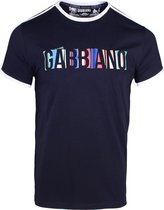Gabbiano T-shirt Basic T Shirt Met Colourized Logo Borduur 15245 Navy 301 Mannen Maat - XL