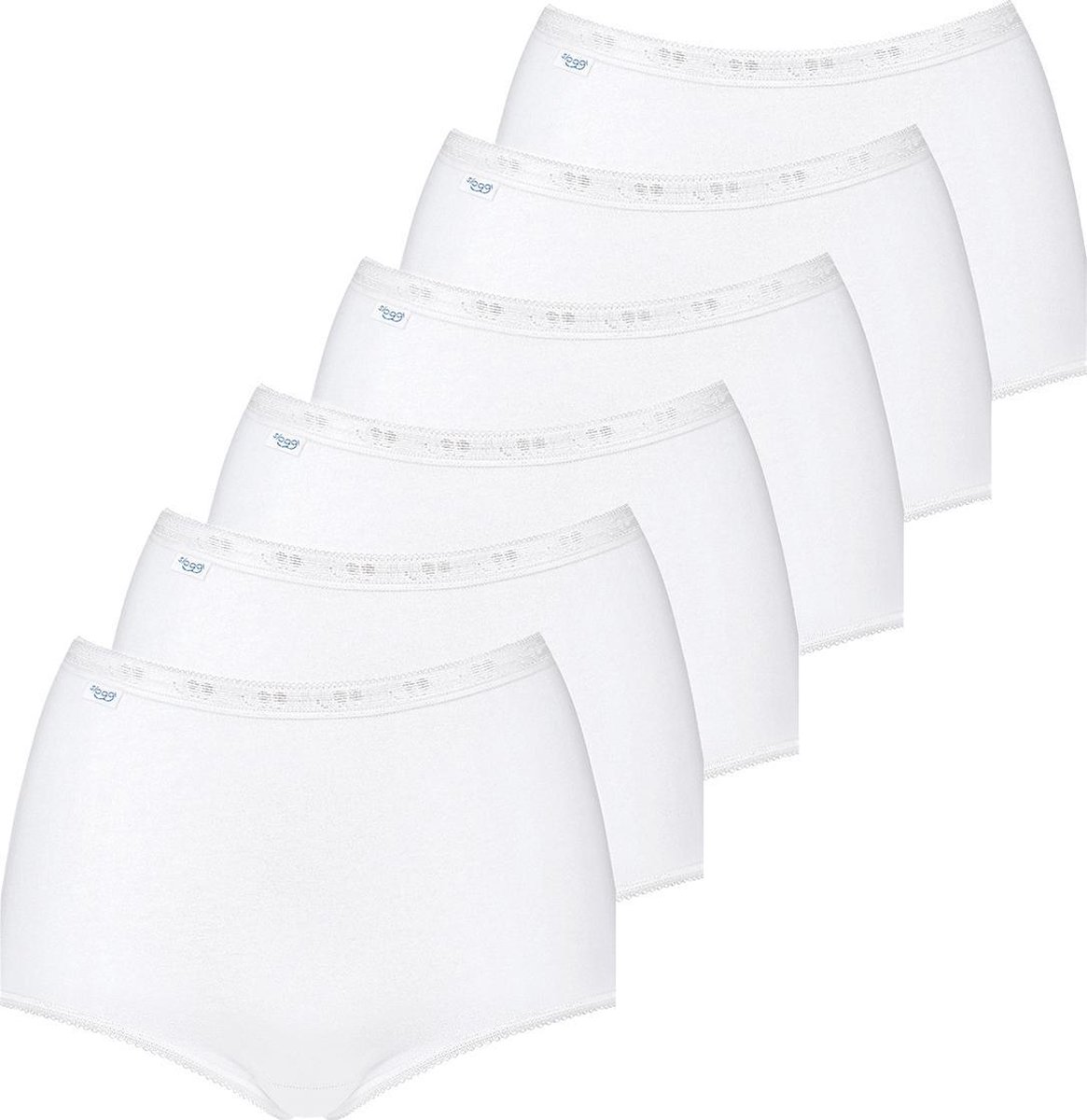 sloggi Dames maxi slip 6 Pack Basic +