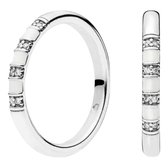 Zilveren Ringen | Ring Stripes wit | 925 Sterling Zilver | Bedels Charms Beads | Past altijd op je Pandora armband | Direct snel leverbaar | Miss Charming