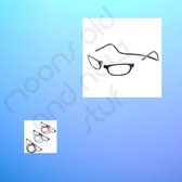 leesbril met magneetsluiting grijs Monteur sterkte +3.50