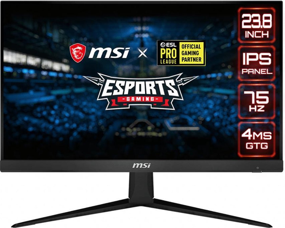 Msi Optix G241v Full Hd Ips Gaming Monitor 75hz 24 Inch Bol Com