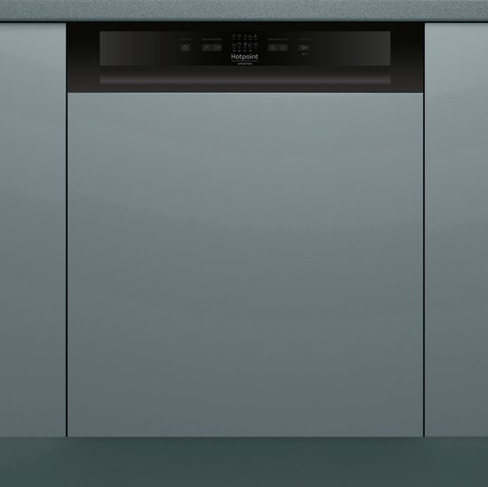 Foto: Hotpoint hbc2b 26b ingebouwde vaatwasser 14 couverts 46 db a breedte 59 5 cm rvs inductiemotor