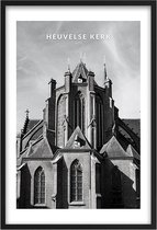 Poster Heuvelse Kerk Tilburg A4 - 21 x 30 cm (Exclusief Lijst)