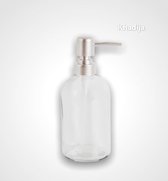 Zeeppomp - zeepdispenser - glas