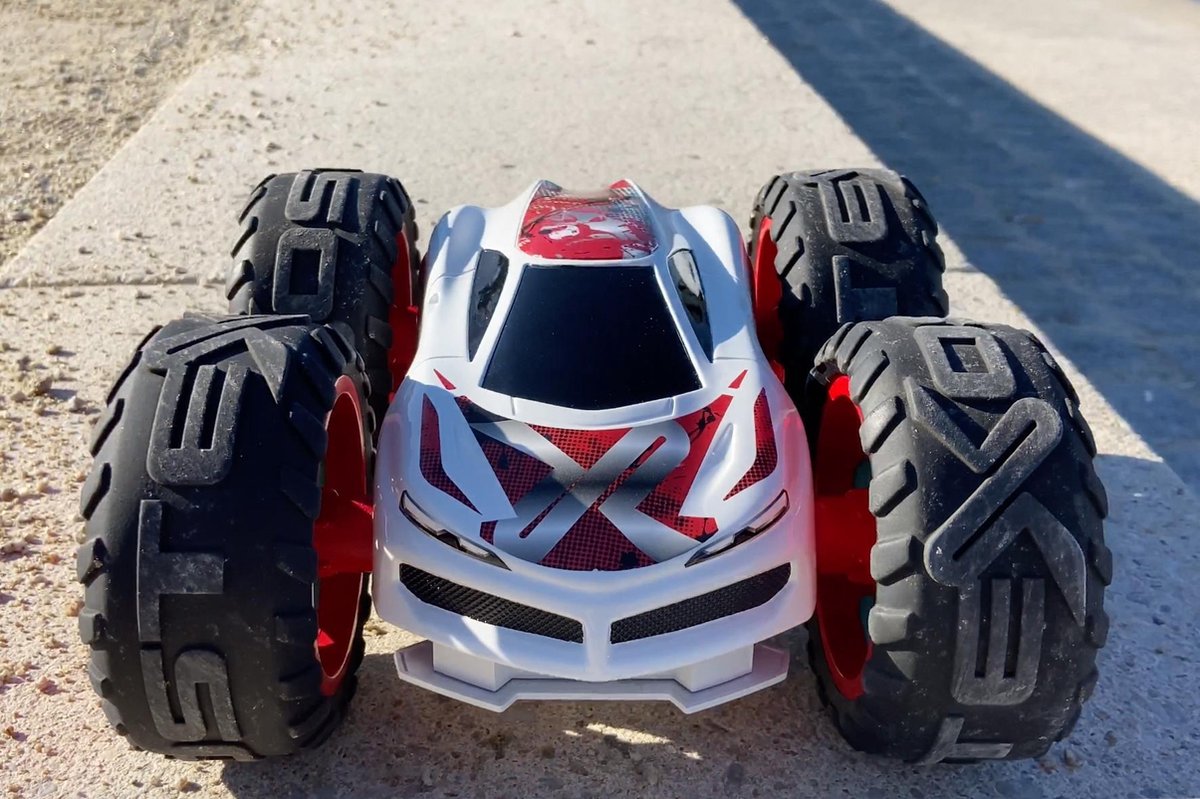 Exost 20217 Op afstand bestuurd voertuig - Gyrotex 2,4Ghz - Rotatie op 2 wielen - Speelgoed voor kinderen - Vanaf 5 jaar,Meerkleurig : eXost