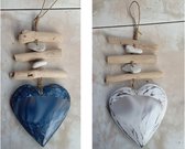 Marleyn Hanger Guirlande hart hout 20cm (1 stuk) assorti