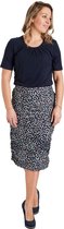 Dames rok laagjes bloemenprint | Maat 3XL