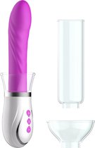 Twister - 4 in 1 Rechargeable Couples Pump Kit - Purple - Kits - Silicone Vibrators