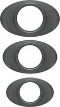 Easy-Grip C-Ring Set - Grey - Cock Rings -