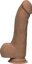 The D - Master D - 7.5 Inch With Balls Ultraskyn - Caramel - Realistic Dildos -