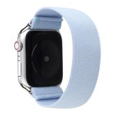 Effen kleur siliconen vervangende band horlogeband voor Apple Watch Series 6 & SE & 5 & 4 40 mm / 3 & 2 & 1 38 mm (hemelsblauw)